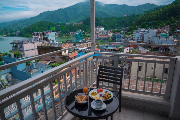 Breakfast with a view